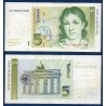 Allemagne RFA Pick N°37, TTB Billet de banque de 5 Mark 1991