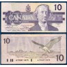 Canada Pick N°96a, TB Billet de banque de 10 dollar 1989