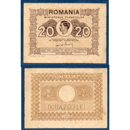 Roumanie Pick N°76, TB Billet de banque de 20 lei 1945