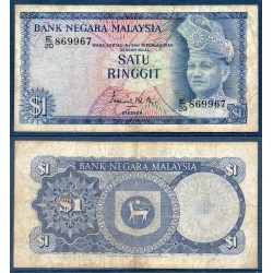 Malaisie Pick N°7, B Billet de banque de 1 ringgit 1972-1976