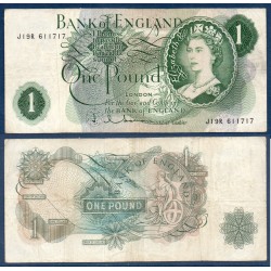 Grande Bretagne Pick N°374c, TB Billet de banque de 1 livre 1966-1970