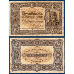 Hongrie Pick N°62, B Billet de banque de 50 korona 1920