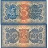 Tchécoslovaquie Pick N°15, Spl Billet de banque de 5 Korun 1921