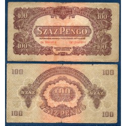Hongrie Pick N°M8, B Billet de banque de 100 pengo 1944