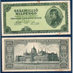 Hongrie Pick N°130, TB Billet de banque de 100 millions Pengo 1946