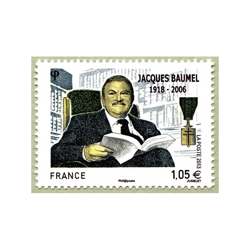 Timbre France Yvert No 4754 Jacques Baumel