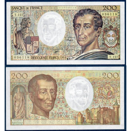 200 francs Montesquieu TTB 1994 Billet de la banque de France
