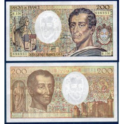 200 Francs Montesquieu TTB+ 1992 Billet de la banque de France