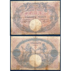 50 Francs Bleu et Rose B- 15.12.1905 Billet de la banque de France
