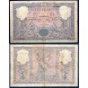 100 Francs Bleu et Rose B- 9.9.1907 Billet de la banque de France