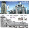 Bloc Souvenir Yvert 89 Belfort, plus beau timbre de l'année