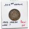 Maroc 100 francs 1372 AH -1953 TTB, Lec 288 pièce de monnaie