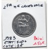 Nouvelle Calédonie 2 Francs 1983 Sup+, Lec 63 pièce de monnaie