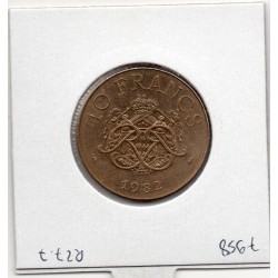 Monaco Rainier III 10 Francs 1982 Sup, Gad 157 pièce de monnaie