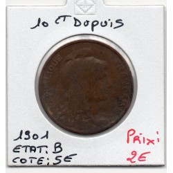10 centimes Dupuis 1901 B, France pièce de monnaie