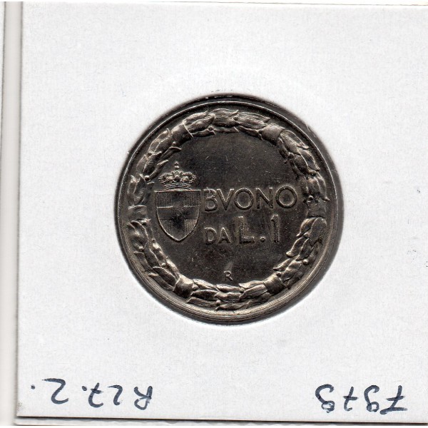 Italie 1 Lire 1922 Spl, KM 62 pièce de monnaie