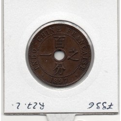 Indochine 1 cent 1897 Sup, Lec 52 pièce de monnaie