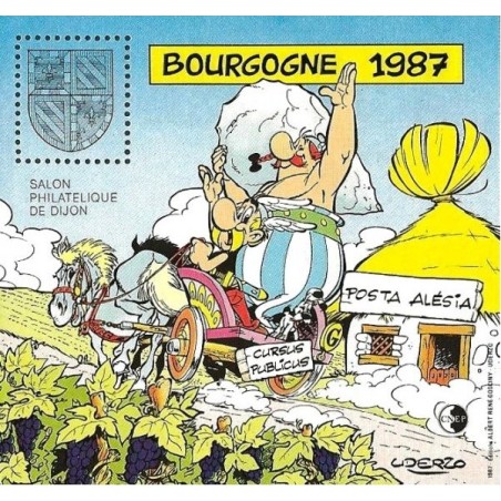 Bloc CNEP Yvert No 8 Bourgogne 1987 salon philatélique de Dijon