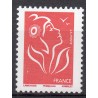 Timbre France Yvert No 3734A Marianne Lamouche sans valeur rouge légende philaposte