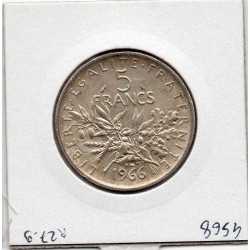 5 francs Semeuse Argent 1966 Sup, France pièce de monnaie