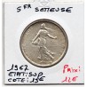 5 francs Semeuse Argent 1967 Sup, France pièce de monnaie