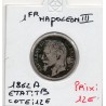 1 franc Napoléon III tête laurée 1866 A Paris TB, France pièce de monnaie