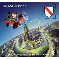 Bloc CNEP Yvert No 17 Europhilex 1993 salon philatélique de Strasbourg