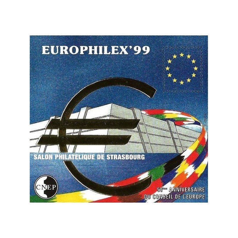 Bloc CNEP Yvert No 29  Europhilex 1999 salon philatélique de Strasbourg