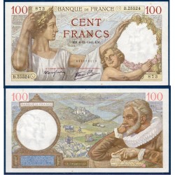 100 Francs Sully Sup- 6.11.1941 Billet de la banque de France