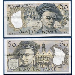 50 Francs Quentin TTB+ 1977 Billet de la banque de France