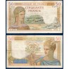 50 Francs Cérès TB- 20.6.1935 Billet de la banque de France