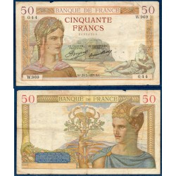 50 Francs Cérès B 21.3.1935 Billet de la banque de France