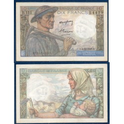 10 Francs Mineur TTB 4.12.1947 Billet de la banque de France