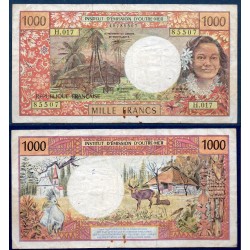 Polynésie Française Pick N°2b, Billet de banque de 1000 Francs 1995