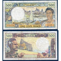 Polynésie Française Pick N°1g, Billet de banque de 500 Francs 2010-2012