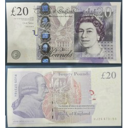 Grande Bretagne Pick N°392b, TTB Billet de banque de 20 livres 2012
