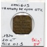 20 centimes OTL Omnibus Tramway Lyon 1920 monnaie de nécessité