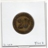 20 centimes 9mm Compagnie des chemin de fer Saint Etienne non daté Elie 175.4 monnaie de nécessité