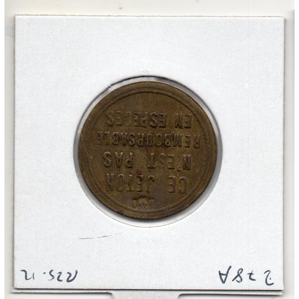 25 centimes OTL Omnibus Tramway Lyon 1920 Elie O2.4 monnaie de nécessité