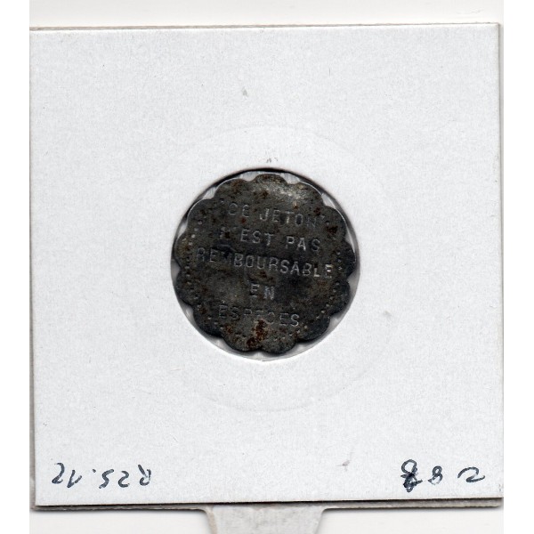 5 centimes Tramway Clermont Ferrand Non daté Elie 10.1 monnaie de nécessité