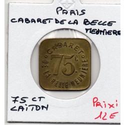 5 centimes Cabaret la Belle meunière, Paris non daté Cupronickel monnaie de nécessité