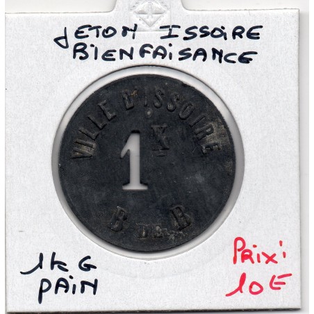 1 Kg de pain Issoire, bon de bienfaisance ND monnaie de nécessité