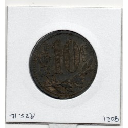 Algerie Chambre commerce Alger 10 centimes 1917 TTB, Lec 137 pièce de monnaie