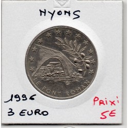 3 Euro de Nyons 1996 piece de monnaie € des villes