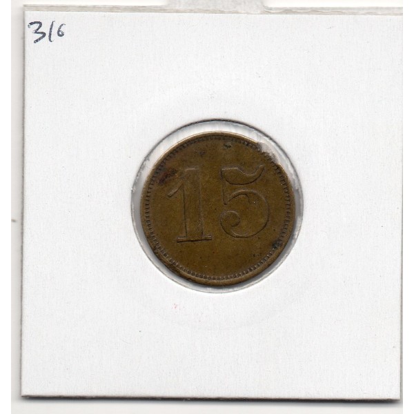 Allemagne Jeton a consommer Werth-Marke 15 pfennig