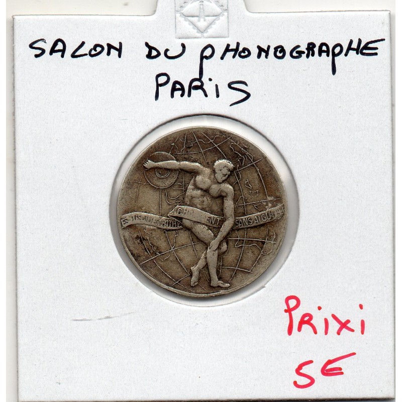 jeton Paris, Salon du phonographe, 30 boulevard des italiens