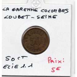 10 centimes Loubet Seine, La Garenne Colombes non daté Elie 1.1 monnaie de nécessité