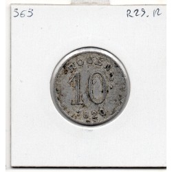 10 centimes Ligue des commerçants Rouen 1920 Elie 1.1 monnaie de nécessité