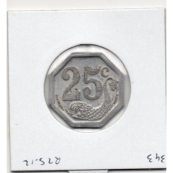 25 centimes La Rochelle de la chambre de commerce 1922 Elie 1.6 pièce de monnaie