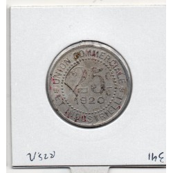 25 centimes Charlieu Union de la chambre de commerce 1920 Elie pièce de monnaie
